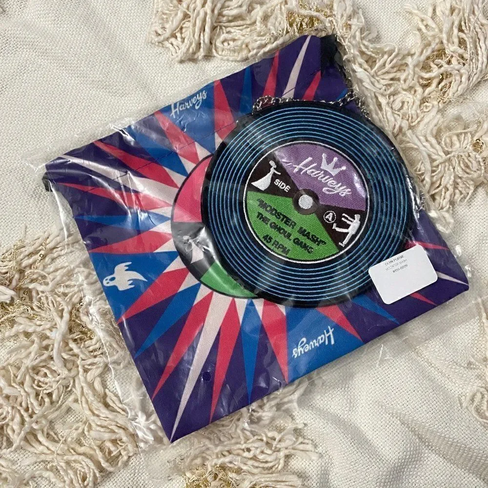 Harveys Seatbelt Modster Mash Coin Purse with Dustbag Halloween CD Disc Spooky - Picture 6 of 7